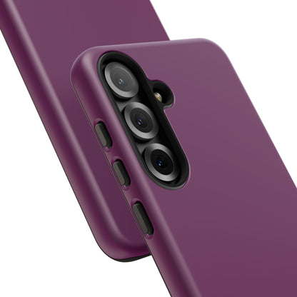 SOLID Amethyst Matte Tough Phone Case for Samsung