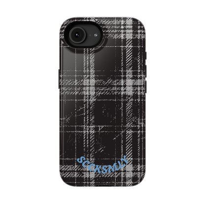 Smoky Grungy Plaid Phone Case for Apple