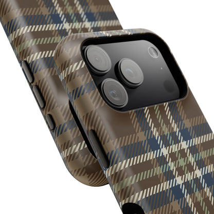 Earth and Sky Plaid Phone Case for Apple