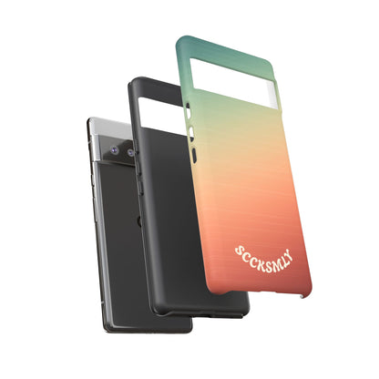 Warm Ombré Tough Phone Case for Google Pixel