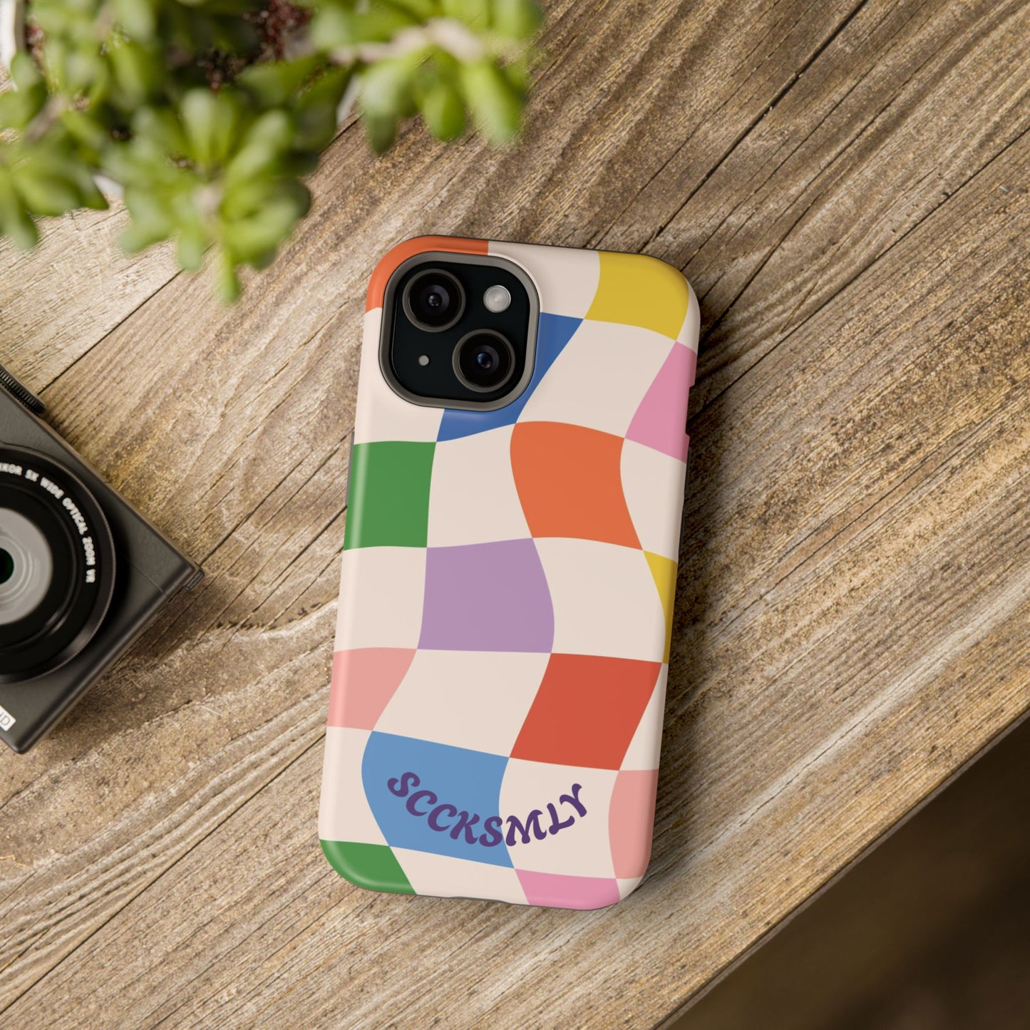 Checker Flicker Phone Case Apple
