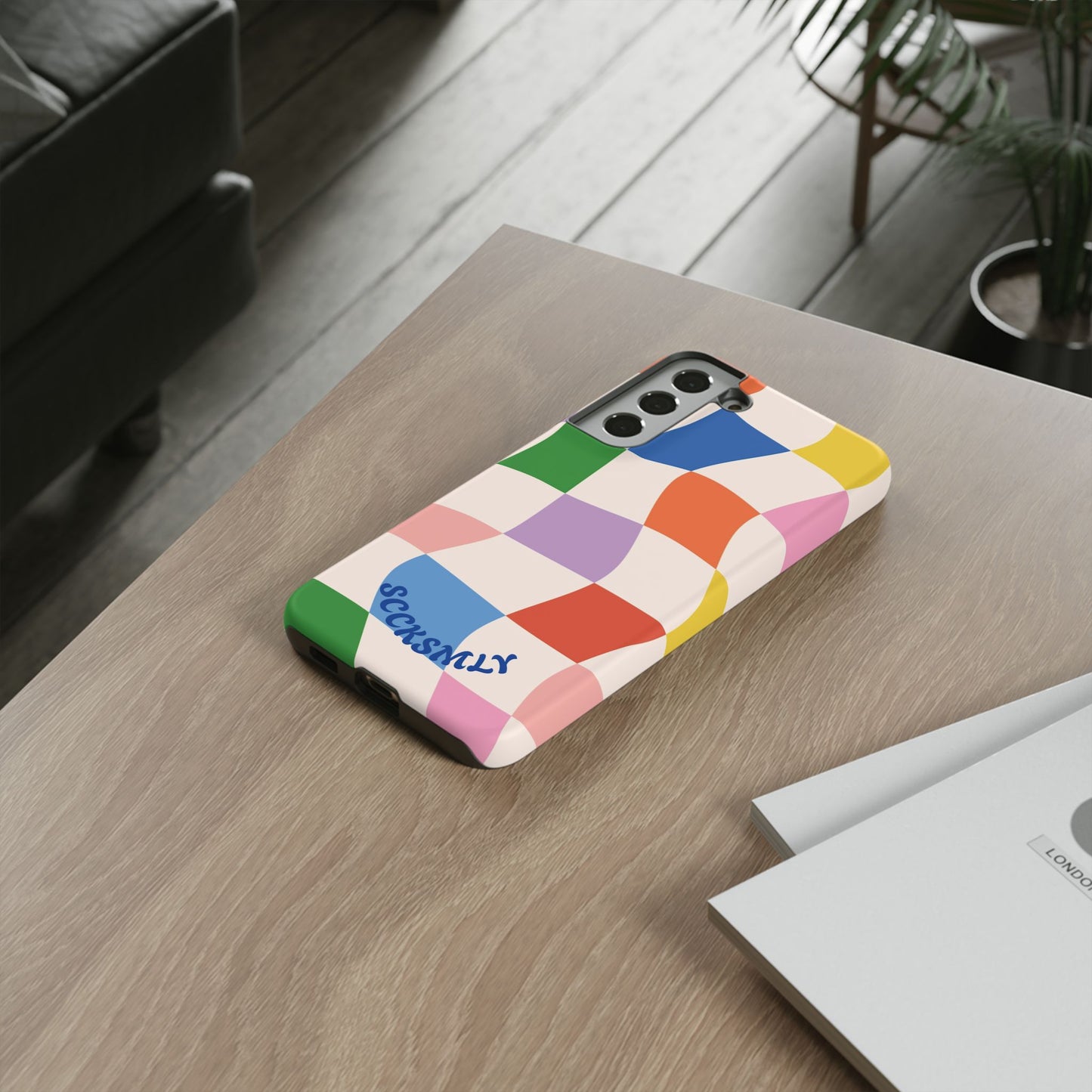 Checker Flicker Phone Case for Samsung