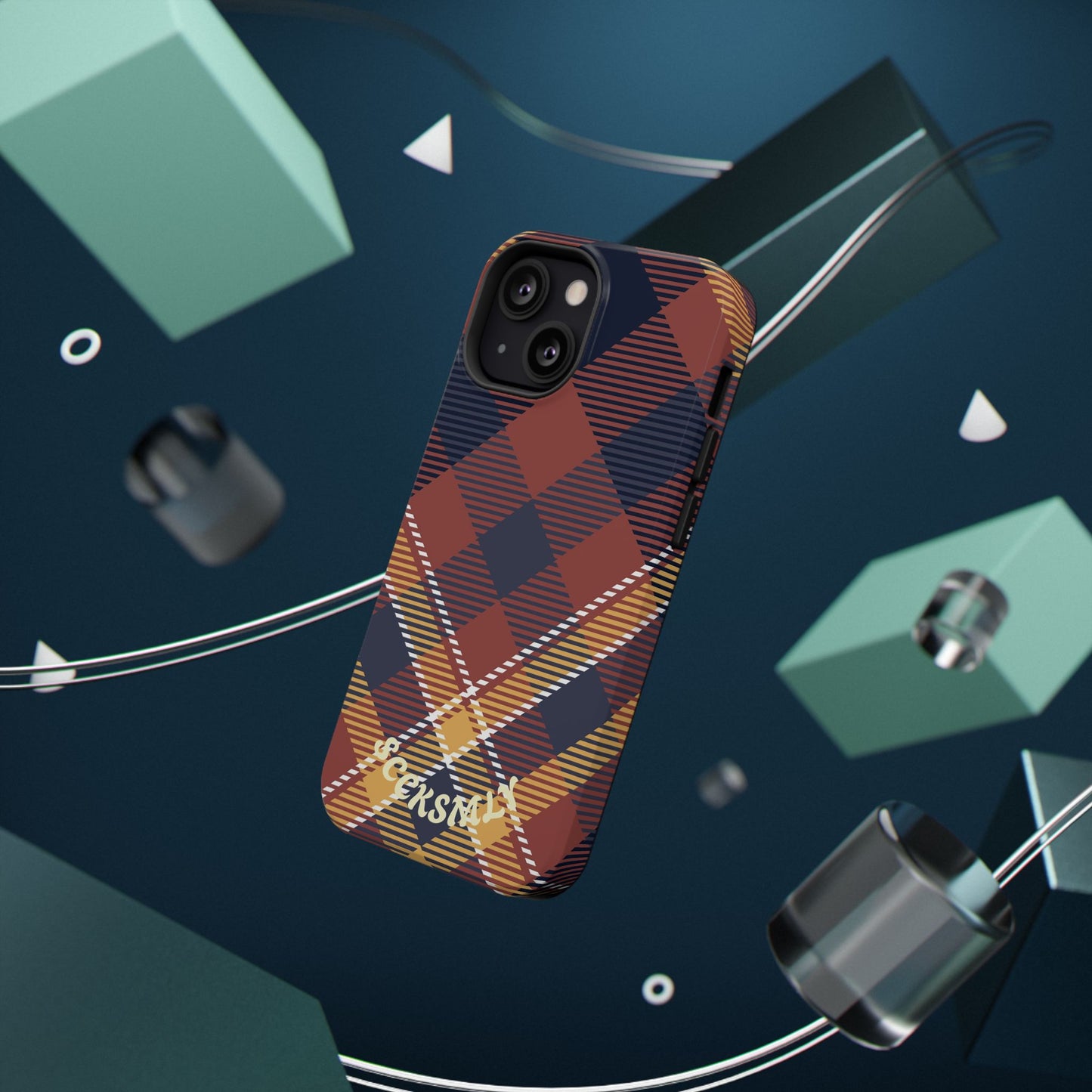 Harvest Tartan Phone Case for Apple