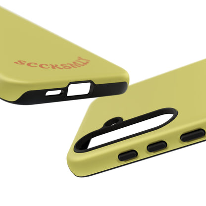 SOLID Lemon Dijon Glaze Tough Case for Samsung