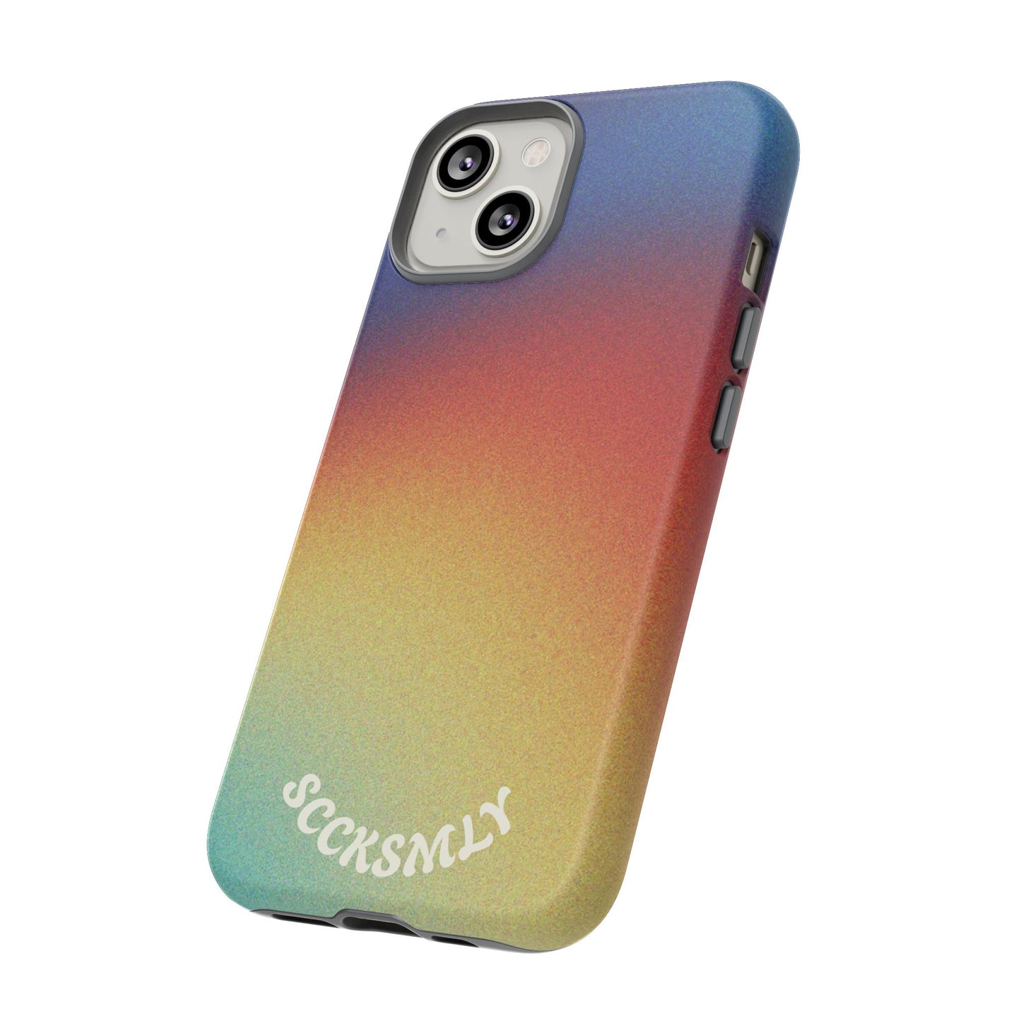 Faded Sunset Aura Tough Phone Case for Apple