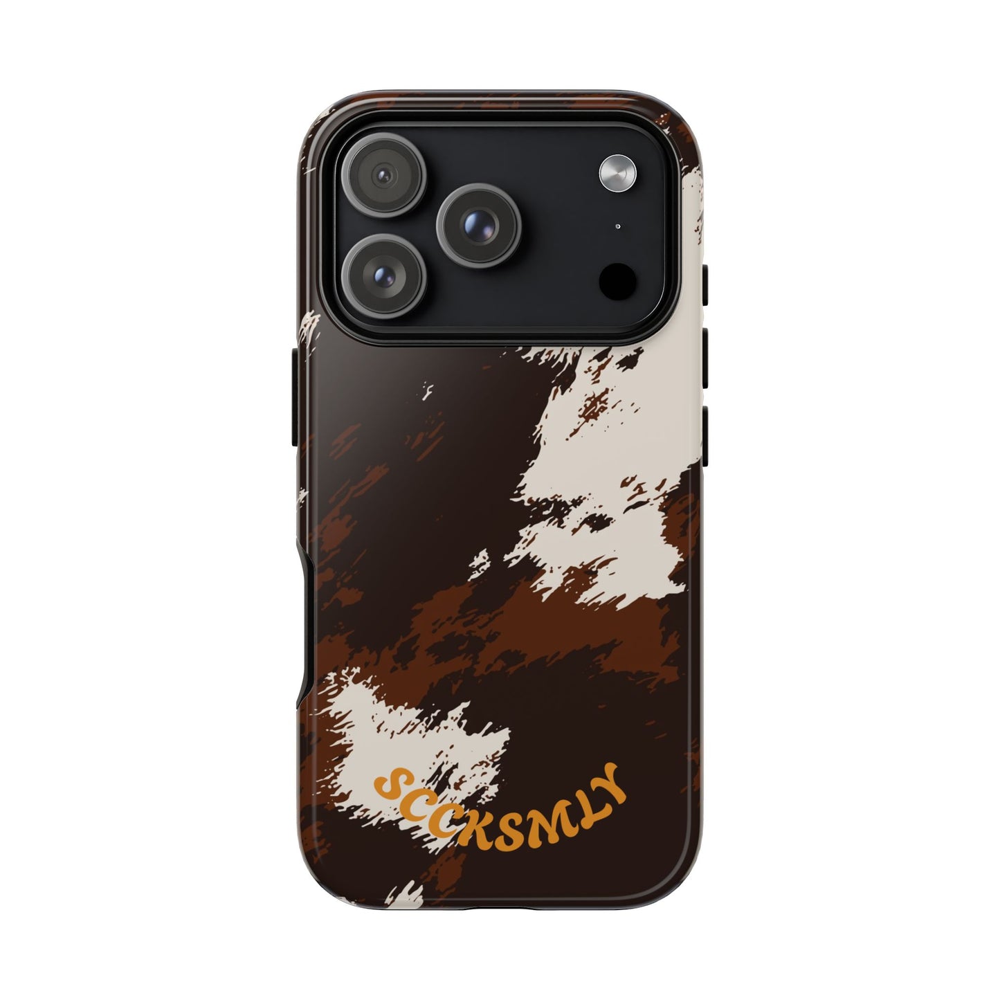 Sooo Cowboy Orange Tough Phone Case for Apple