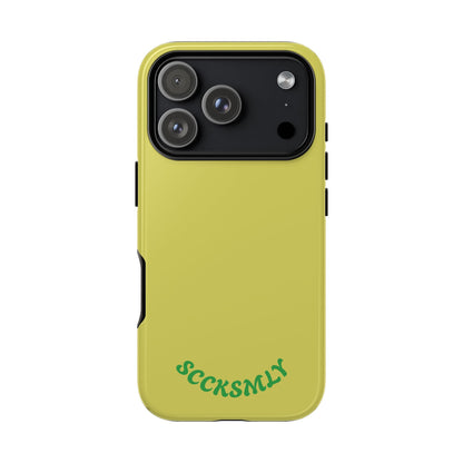 SOLID Lemon Pop Tough Case for Apple