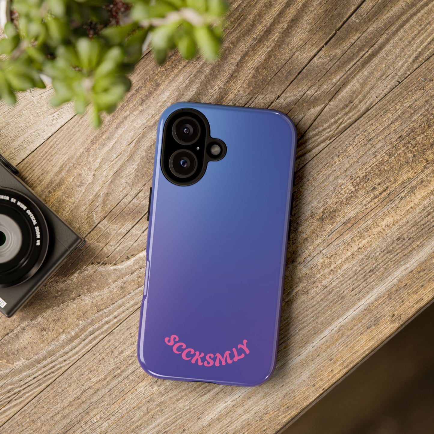 Berry Pop Gradient Tough Phone Case for Apple