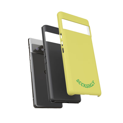SOLID Lemon Pop Tough Case for Google Pixel