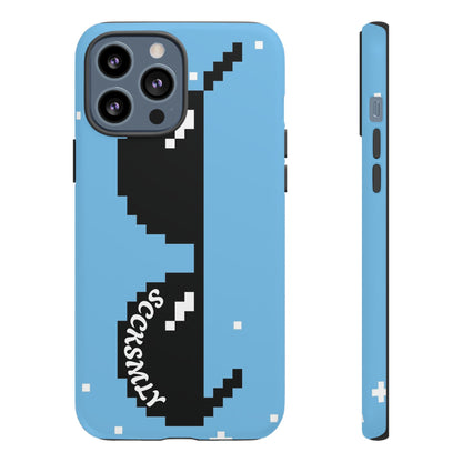 Pixel Glass Tough Phone Case for Apple