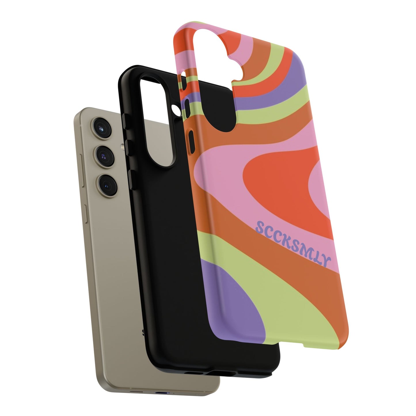 Curvy Swirl Phone Case for Samsung
