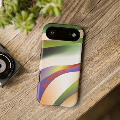 Green Waves Phone Case for Apple