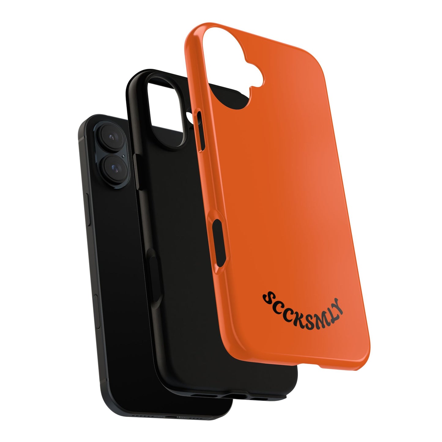 SOLID Tangerine Tough Case for Apple