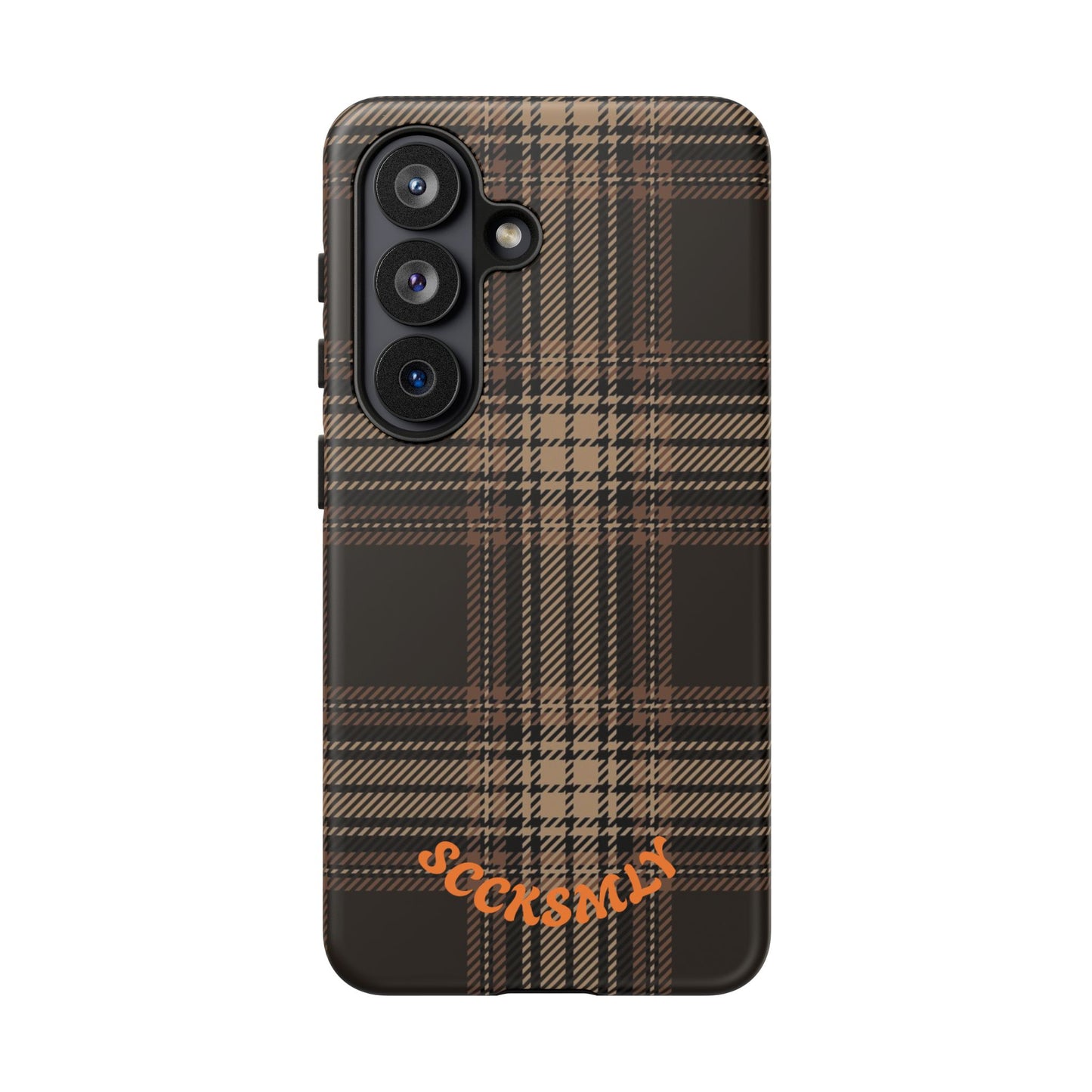 Brown Bread Plaid Tough Phone Case Samsung