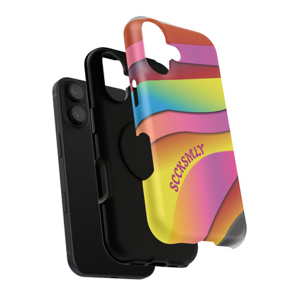 Modern Retro Rainbow Phone Case for Apple