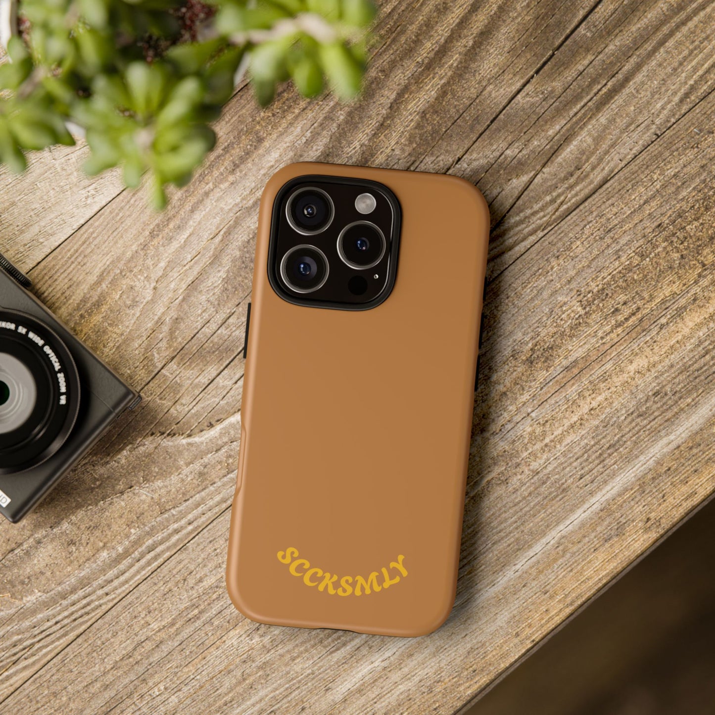 SOLID Spiced Caramel Tough Case for Apple