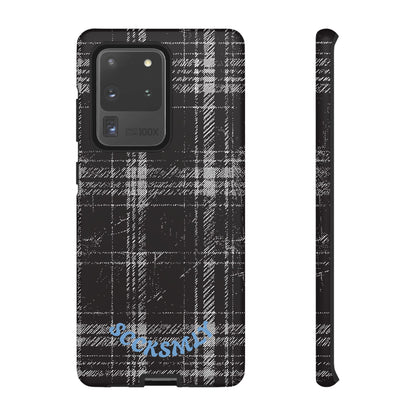Smoky Grungy Plaid Phone Case for Samsung