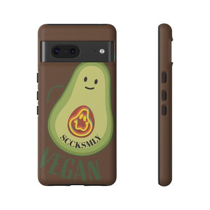 Playful Vegan Avocado Phone Case for Google Pixel