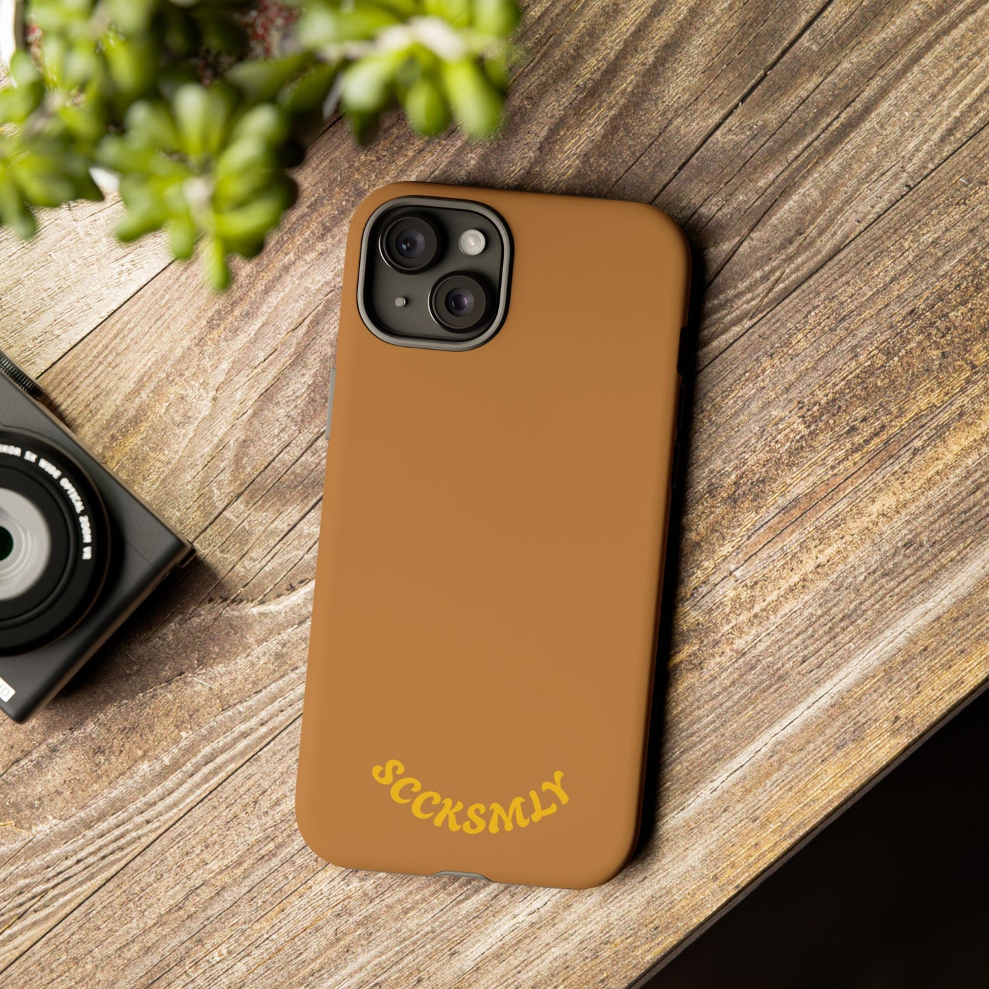 SOLID Spiced Caramel Tough Case for Apple