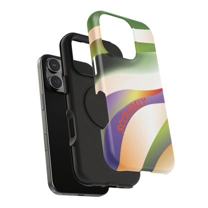 Green Waves Phone Case for Apple
