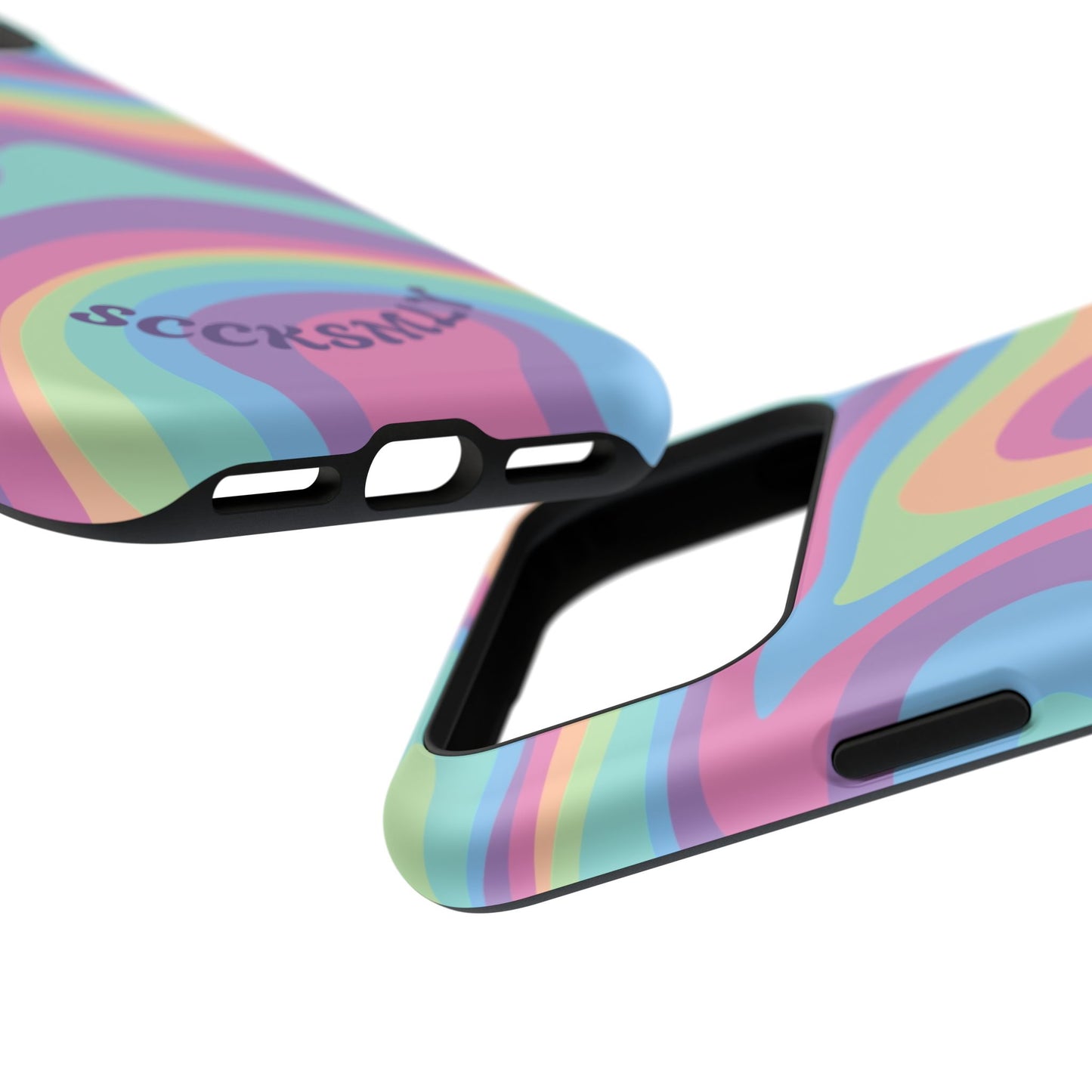 Pastel Swirl Phone Case for Apple