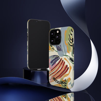 Botanical Strokes Palette Tough Phone Case for Apple