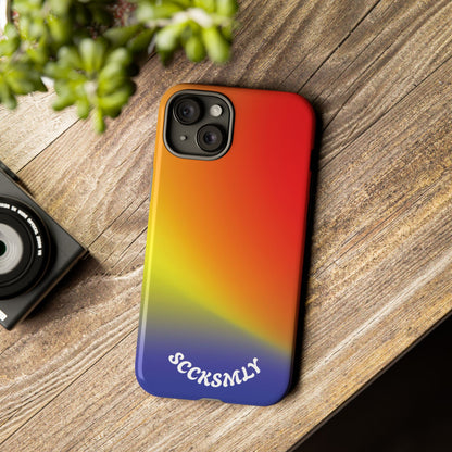 Volcanic Rain Tough Phone Case for Apple