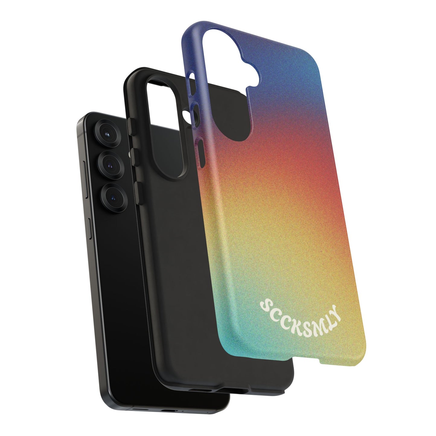 Faded Sunset Aura Tough Phone Case for Samsung