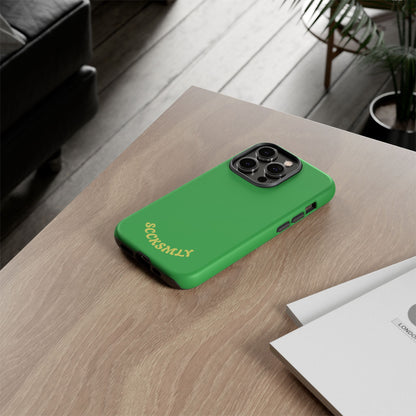 SOLID Green Grin Tough Case for Apple