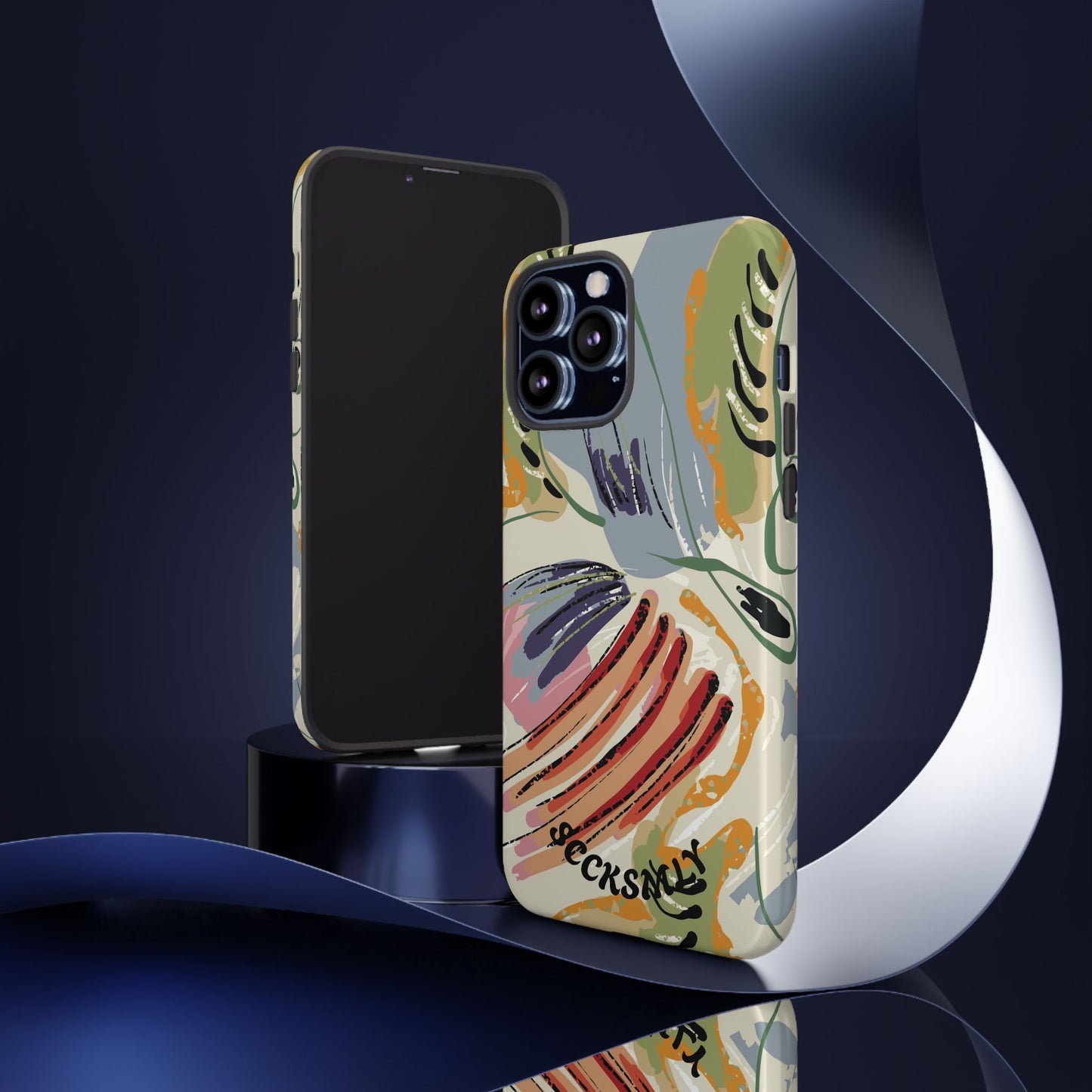Botanical Strokes Palette Tough Phone Case for Apple