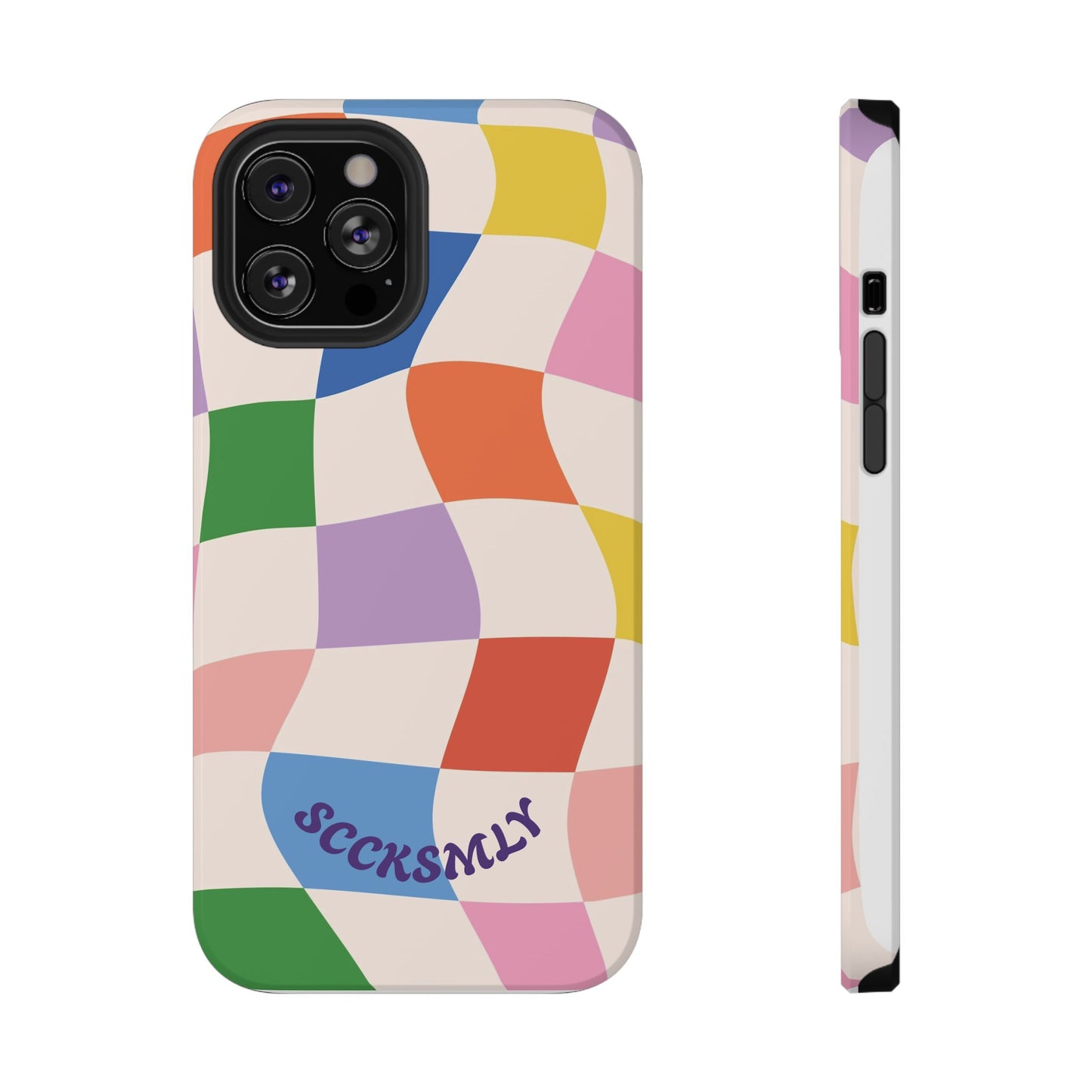 Checker Flicker Phone Case "IOS or Apple"