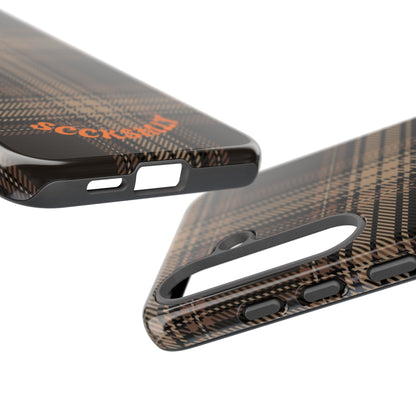 Brown Bread Plaid Tough Phone Case Samsung
