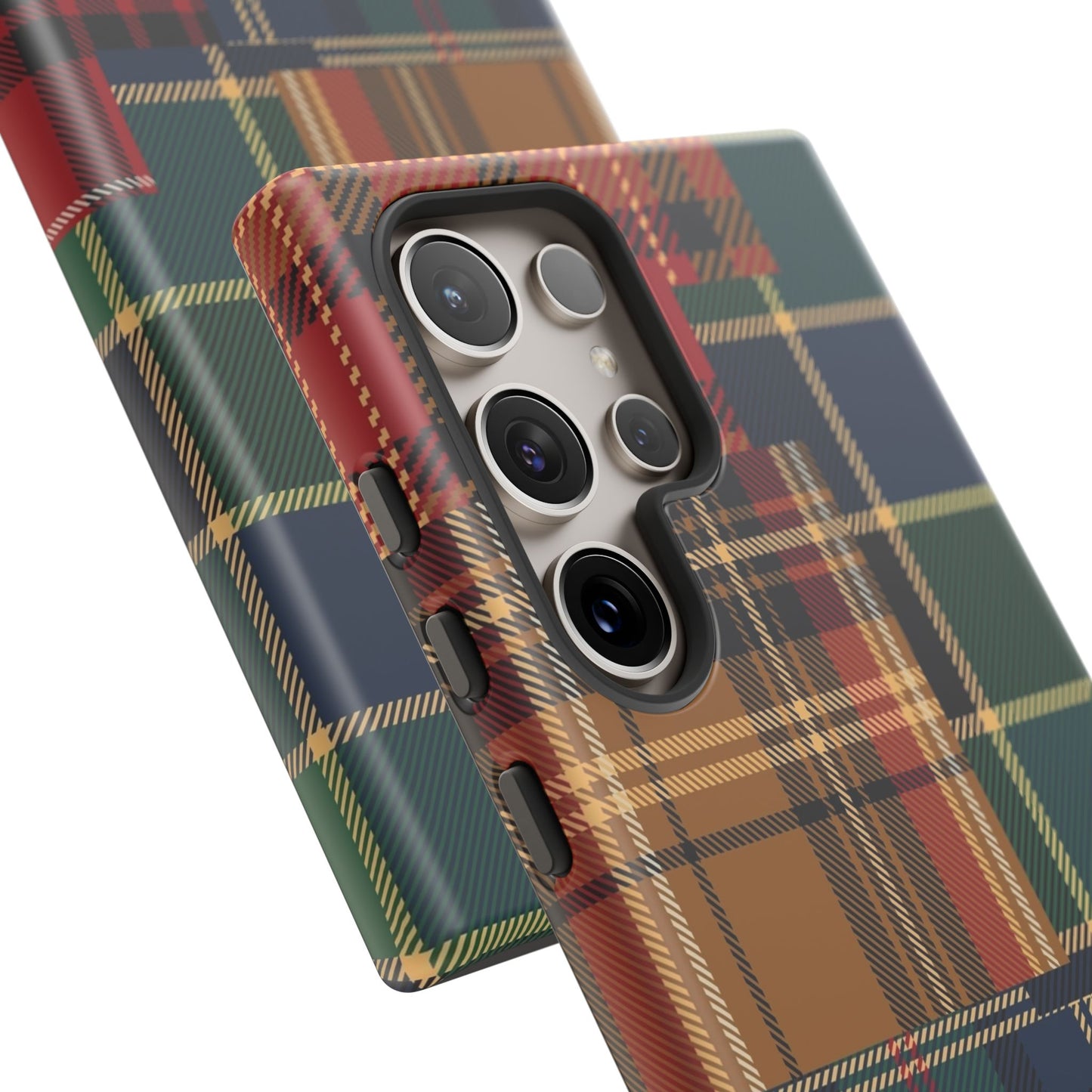 Heritage Hues Patchwork Tough Phone Case for Samsung