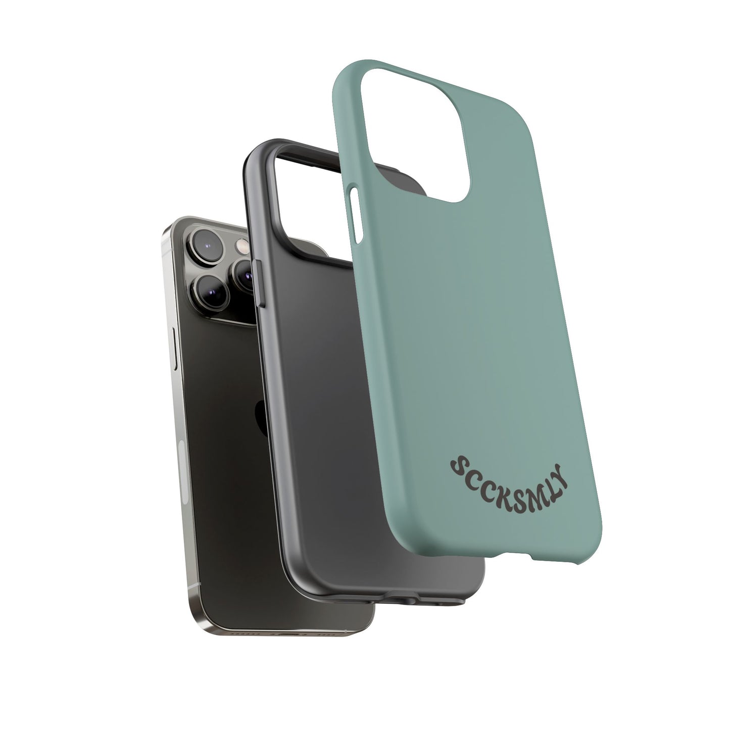 SOLID Fudge Mint Crunch Tough Phone Case for Apple