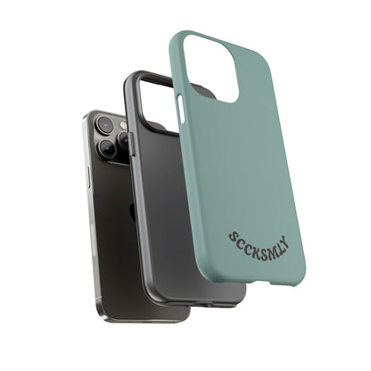 SOLID Fudge Mint Crunch Tough Phone Case for Apple