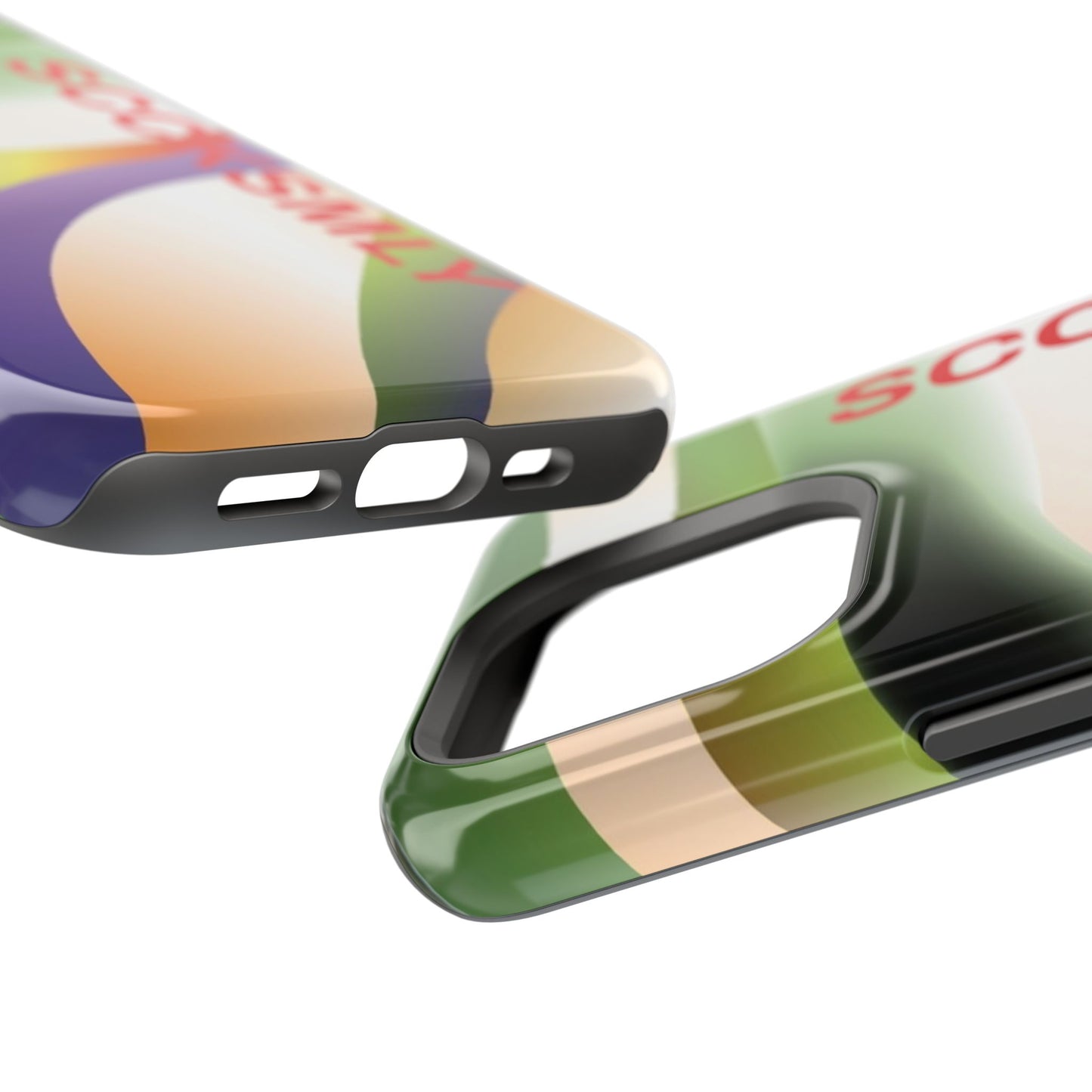 Green Waves Phone Case for "IOS or Apple"