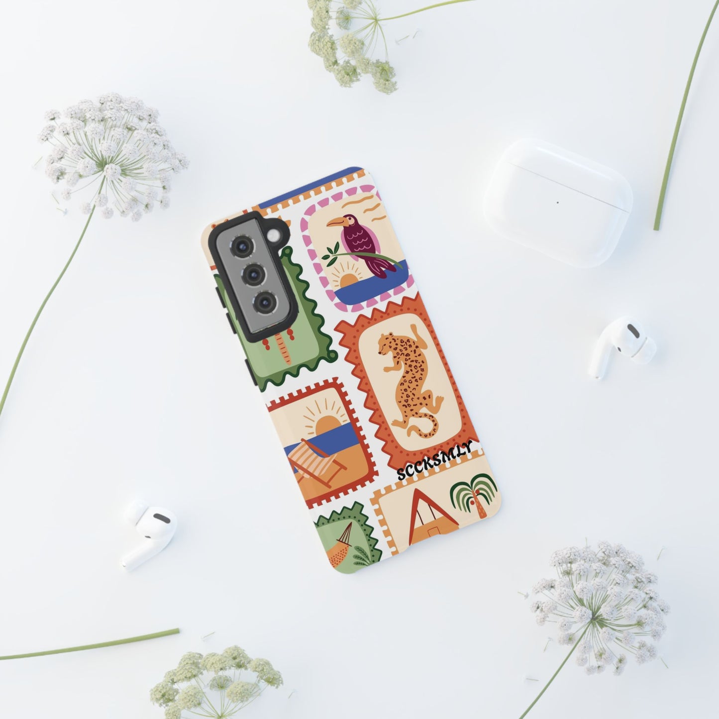 Tropical Print Phone Case for Samsung