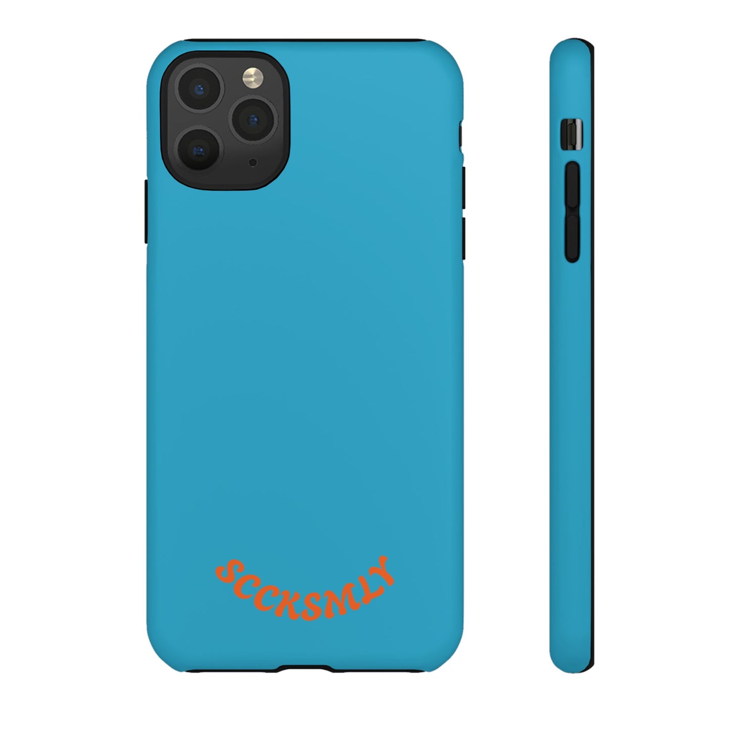 SOLID Blue Spook Tough Case for Apple