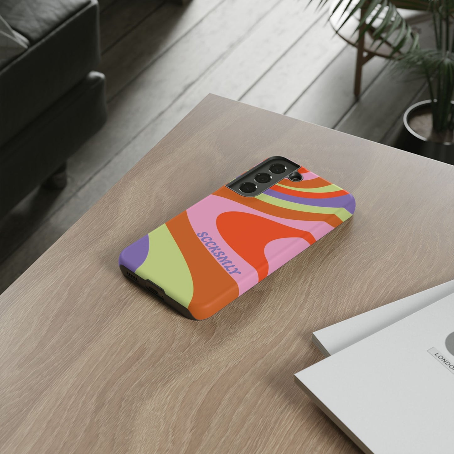 Curvy Swirl Phone Case for Samsung