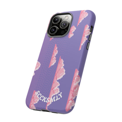 Purple Cotton Candy Sky Tough Phone Case for Apple