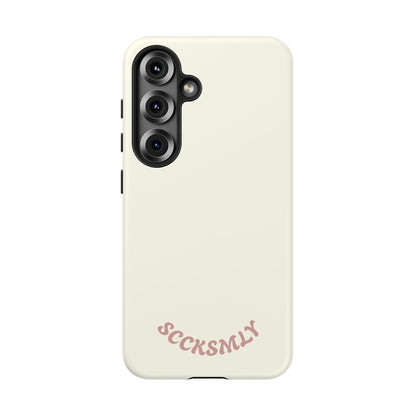 Sweet Oat Milk Tough Phone Case for Samsung