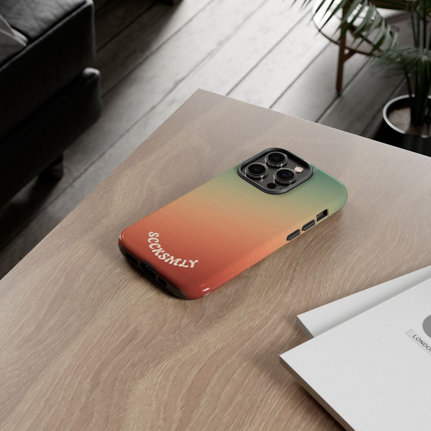 Warm Ombré Tough Phone Case for Apple