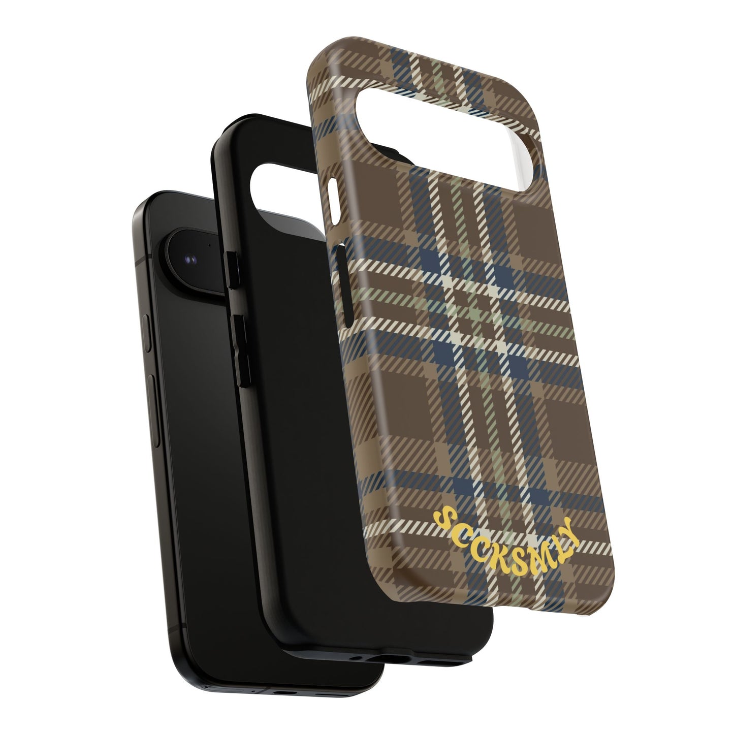 Earth and Sky Plaid Phone Case for Google Pixel