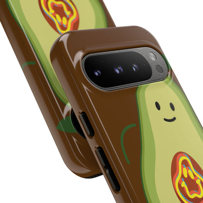 Playful Vegan Avocado Phone Case for Google Pixel