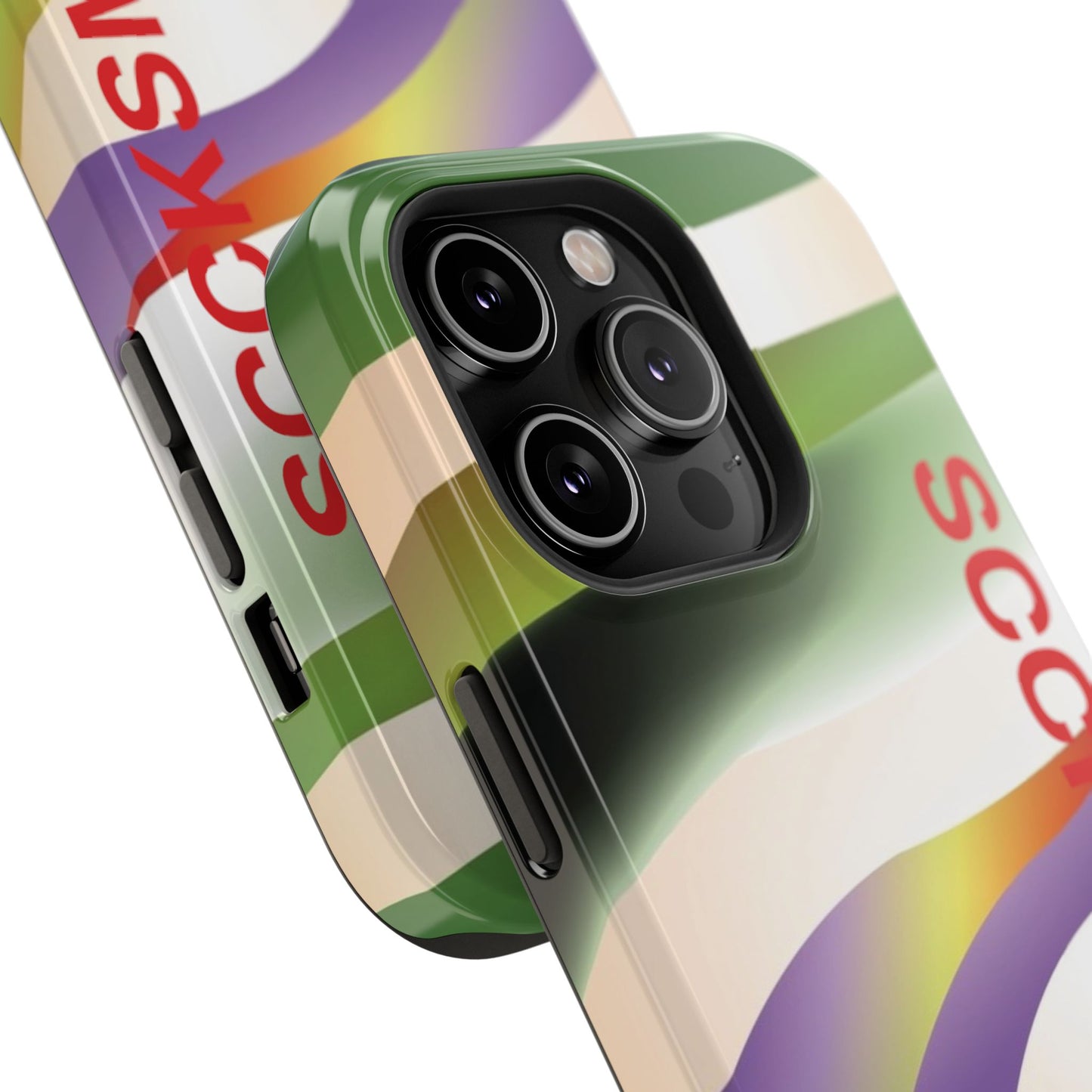 Green Waves Phone Case for "IOS or Apple"