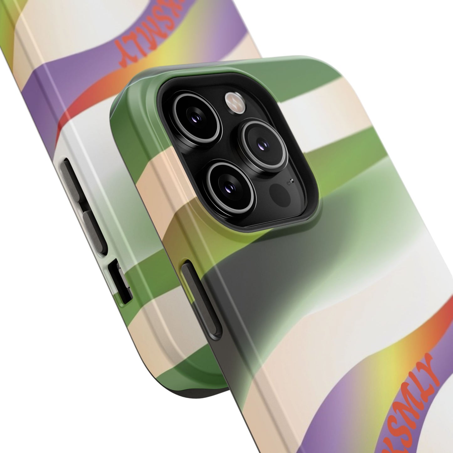 Green Waves Phone Case for Apple