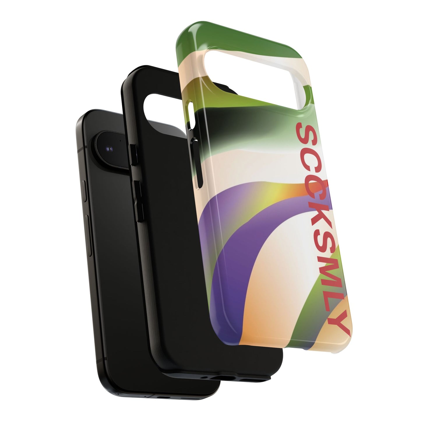 Green Waves Phone Case for Google Pixel