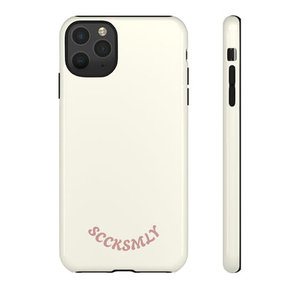 Sweet Oat Milk Tough Phone Case for Apple