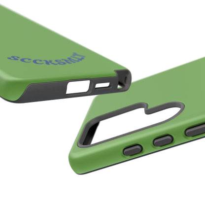SOLID Matcha Moss Tough Case for Samsung