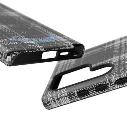 Smoky Grungy Plaid Phone Case for Samsung
